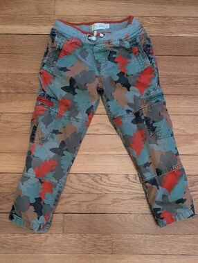 Mini Boden-  Cotton Lined Camouflage Cargo Pants-  Size 5